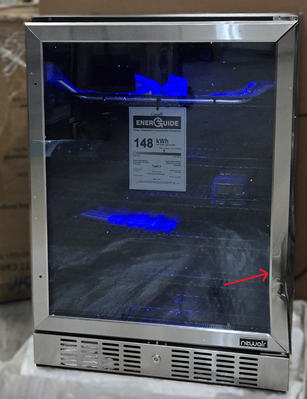 Newair 24" 177- Can Built-in Beverage Fridge - PICKUP ONLY